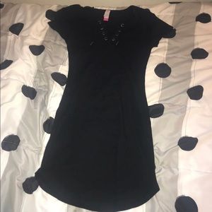 fitted above knee dress